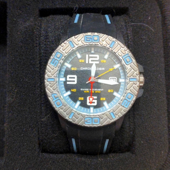 Chronologia Canyoneer Swiss Quartz GMT Sport Watch - Picture 1 of 4